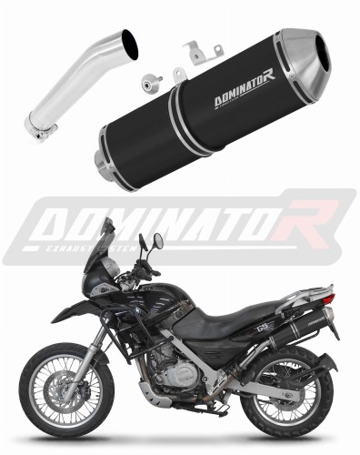 scarico silenziatore DOMINATOR OVR nero adatto alla moto BMW F650GS 2004 - 2007