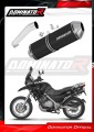 scarico silenziatore DOMINATOR OVR nero adatto alla moto BMW F650GS 2004 - 2007 2