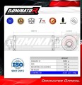 scarico silenziatore DOMINATOR rotondo adatto alla moto BMW F650GS 2004 - 2007 6
