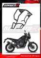 Paramotore in acciaio inox nero DOMINATOR  adatto alla moto Yamaha Tenere 700 2021 - 2024 2