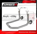 cavalletto posteriore per moto in acciaio inox DOMINATOR    5