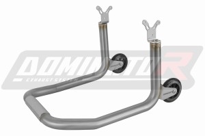 Cavalletto / sollevatore posteriore per moto in acciaio inox DOMINATOR