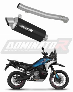 CF MOTO 800 MT-X 2025 Terminale di Scarico Marmitta Silenziatore GPF NERO + dB killer