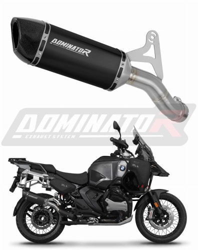 scarico silenziatore DOMINATOR HP6 nero adatto alla moto BMW R1300GS Adventure 2024 - 2025