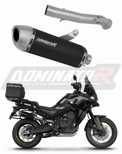 scarico silenziatore DOMINATOR S6 nero adatto alla moto CF MOTO 800 MT 2022 - 2025