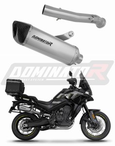 CF MOTO 800 MT 2022 - 2025 Explore / Sport / Touring Terminale di Scarico Marmitta Silenziatore Titanio HP6 + dB killer