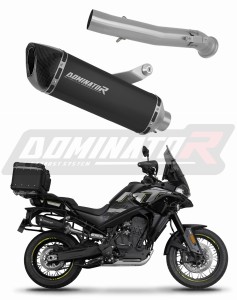 CF MOTO 800 MT 2022 - 2025 Explore / Sport / Touring Terminale di Scarico Marmitta Silenziatore HP6 NERO + dB killer