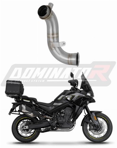 decat mid muffler DOMINATOR Mid Pipe fits to CF MOTO 800 MT 2024  2025