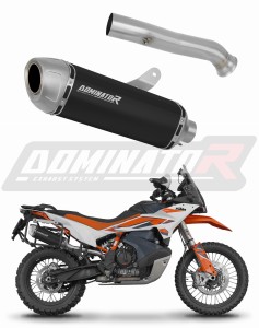 KTM 790 Adventure / R 2019 - 2025  Terminale di Scarico Marmitta Silenziatore S6 NERO + dB killer