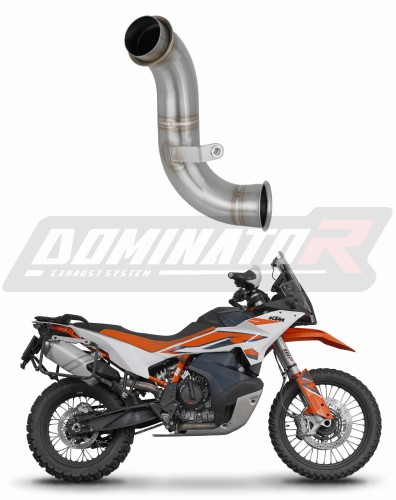 decat mid muffler DOMINATOR Mid Pipe fits to KTM 790 Adventure / R 2019  2024