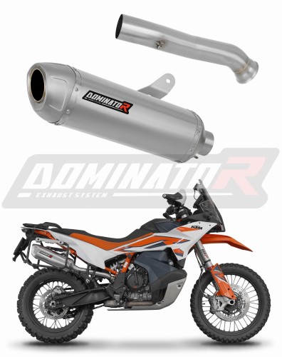 Terminale Di Scarico Sportivo DOMINATOR In Acciaio Inox Per Suzuki DR 650R (1990-1996) - 6