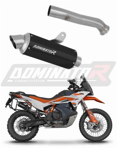 exhaust muffler DOMINATOR GPF BLACK fits to KTM 890 Adventure / R 2021  2025