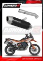 scarico silenziatore DOMINATOR S6 nero adatto alla moto KTM 890 Adventure / R 2021 - 2025 2