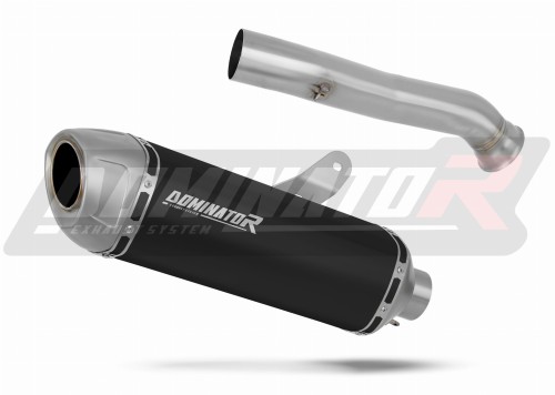 scarico silenziatore DOMINATOR S6 nero adatto alla moto Husqvarna NORDEN 901 2022 - 2025