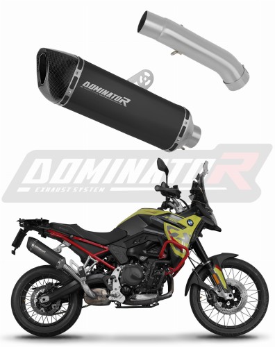 BMW F 900 GS 2024 2025 Motorcycle Muffler Auspuff Sportauspuff Silencer Echappement Silencieux Scarico Scarichi Escape Wydech Tłumik HP6 Black Dominator Exhaust System x