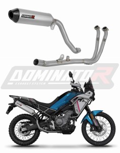 CF MOTO 450 MT 2024 - 2026 (Euro 5+) Impianto di scarico Collettori Marmitta Silenziatore MX2 + dB killer