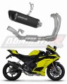 Yamaha YZF R9 2025 Full System Motorcycle Muffler Auspuff Sportauspuff Silencer Echappement Silencieux Scarico Scarichi Escape Wydech Tłumik HP6 Black Negro Noir Nero Dominator Exhaust System x