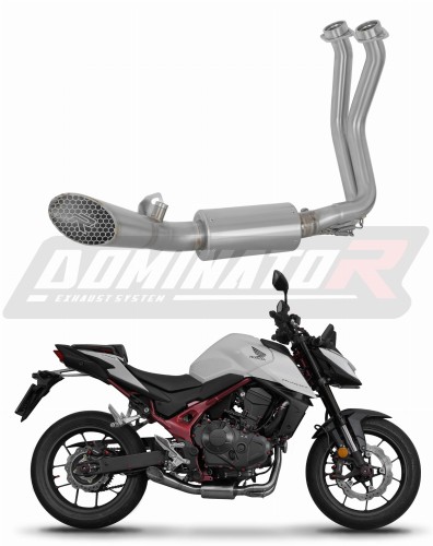 impianto di scarico completo con silenziatore DOMINATOR Full System GP3 adatto alla moto Honda CB 750 Hornet 2024 - 2025