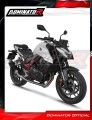 impianto di scarico completo con silenziatore DOMINATOR Full System S6 nero adatto alla moto Honda CB 750 Hornet 2024 - 2025 3