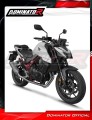 impianto di scarico completo con silenziatore DOMINATOR Full System titanio HP6 adatto alla moto Honda CB 750 Hornet 2024 - 2025 2