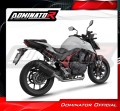 impianto di scarico completo con silenziatore DOMINATOR Full System HP6 nero adatto alla moto Honda CB 750 Hornet 2024 - 2025