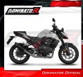 impianto di scarico completo con silenziatore DOMINATOR Full System HP6 nero adatto alla moto Honda CB 750 Hornet 2024 - 2025 2
