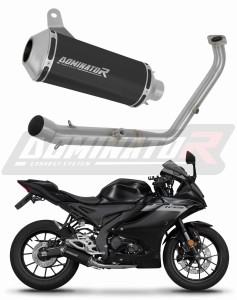 Yamaha YZF R125 2024 - 2025 (Euro 5+) Impianto di scarico Collettori Marmitta Silenziatore OV G2 NERO + dB killer