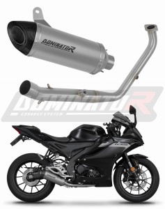 Yamaha YZF R125 2024 - 2025 (Euro 5+) Impianto di scarico Collettori Marmitta Silenziatore Titanio HP8 + dB killer