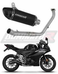 Yamaha YZF R125 2024 - 2025 (Euro 5+) Impianto di scarico Collettori Marmitta Silenziatore HP8 NERO + dB killer