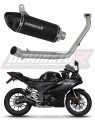 complete exhaust system with muffler DOMINATOR Full System HP8 BLACK fits to Yamaha YZF R125 2021  2024