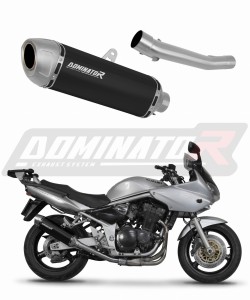 Suzuki GSF BANDIT 1200 2001 - 2005 Terminale di Scarico Marmitta Silenziatore S6 NERO