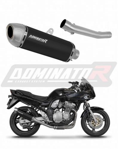 wydech tłumik DOMINATOR S6 CZARNY pasujący do motocykla Suzuki GSF BANDIT 1200 1996 - 2000 5