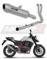 impianto di scarico completo con silenziatore DOMINATOR Full System S6 adatto alla moto Honda CB 750 Hornet 2024 - 2025 5