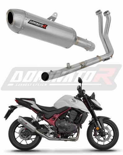 impianto di scarico completo con silenziatore DOMINATOR Full System S6 adatto alla moto Honda CB 750 Hornet 2024 - 2025 5