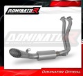 impianto di scarico completo con silenziatore DOMINATOR Full System GP3 adatto alla moto Honda CB 750 Hornet 2023  2