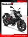 impianto di scarico completo con silenziatore DOMINATOR Full System HP6 nero adatto alla moto Honda CB 750 Hornet 2023  5