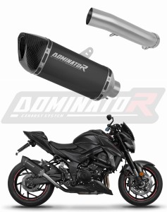 Suzuki GSX-S 750 2017-2020 Terminale di Scarico Marmitta Silenziatore HP6 NERO + dB killer