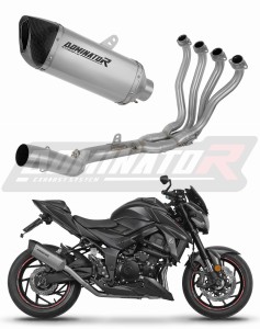 Suzuki GSX-S 750 2017-2020 Impianto di scarico Collettori Marmitta Silenziatore Titanio HP6 + dB killer