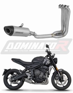 Triumph Trident 660 2021 - 2024 Impianto di scarico Collettori Marmitta Silenziatore Titanio HP8 + dB killer