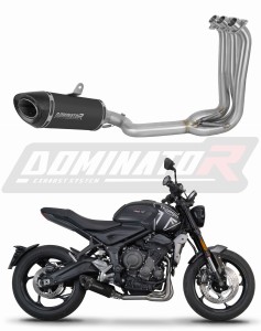 Triumph Trident 660 2021 - 2024 Impianto di scarico Collettori Marmitta Silenziatore HP8 NERO + dB killer