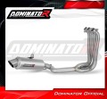 impianto di scarico completo con silenziatore DOMINATOR Full System GPF adatto alla moto Triumph Trident 660 2021 - 2024 2