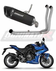 Suzuki GSX-8R / 8S 2023 - 2025 Impianto di scarico Collettori Marmitta Silenziatore HP6 NERO + dB killer