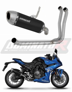 Suzuki GSX-8S / 8R 2022 - 2024 Impianto di scarico Collettori Marmitta Silenziatore S6 NERO + dB killer