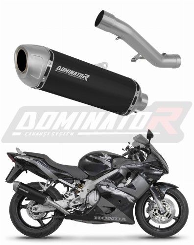 Honda CBR 600 F4i 2001 2006 Exhaust Muffler Auspuff Sportauspuff Silencer Echappement Silencieux Scarico Scarichi Escape Toba de esapament Avgas Ljuddämpare Wydech Tłumik S6 Black Noir Nero Negro Svart Schwarz Negru Dominator x