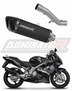 Honda CBR 600 F4i 2001 - 2006 Terminale di Scarico Marmitta Silenziatore HP6 NERO + dB killer