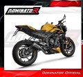 impianto di scarico completo con silenziatore DOMINATOR Full System GPS adatto alla moto Triumph Street Triple 765 RS 2024 - 2025