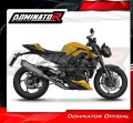 impianto di scarico completo con silenziatore DOMINATOR Full System titanio HP6 adatto alla moto Triumph Street Triple 765 RS 2024 - 2025 2