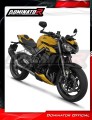complete exhaust system with muffler DOMINATOR Full System HP6 BLACK fits to Triumph Street Triple 765 RS 2024  2025 3