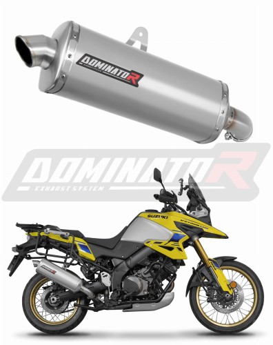 Suzuki V-Strom 1050 DE 2023 2025 Motorcycle Muffler Auspuff Sportauspuff Silencer Echappement Silencieux Scarico Scarichi Escape Wydech Tłumik P7 Dominator Exhaust System x