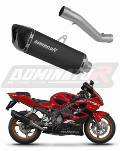 Honda CBR 600 F4i Sport 2001 - 2006 Terminale di Scarico Marmitta Silenziatore HP6 NERO + dB killer
